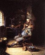 Gerrit Dou The Extraction of Tooth oil painting on canvas